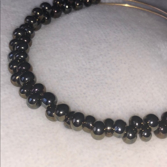 Alex And Ani Cocoa Caviar beaded bangle - Picture 5 of 5